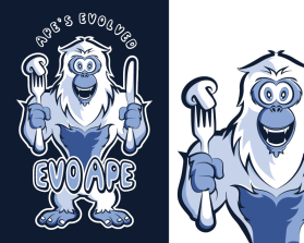 Logo Design Entry 2629990 submitted by Red Art to the contest for EVO APE run by Ryankunkel425