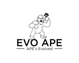 Logo Design entry 2623569 submitted by Kukua to the Logo Design for EVO APE run by Ryankunkel425