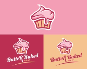 Logo Design Entry 2628586 submitted by NiallWoods to the contest for Butter Baked Cake Co run by Justmade