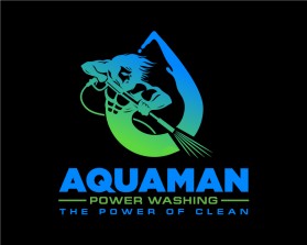 Logo Design entry 2631238 submitted by Amit1991 to the Logo Design for Aquaman Power Washing run by maxjwellington
