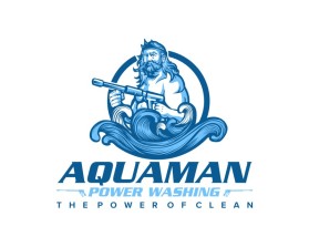 Logo Design entry 2629586 submitted by jannatan to the Logo Design for Aquaman Power Washing run by maxjwellington