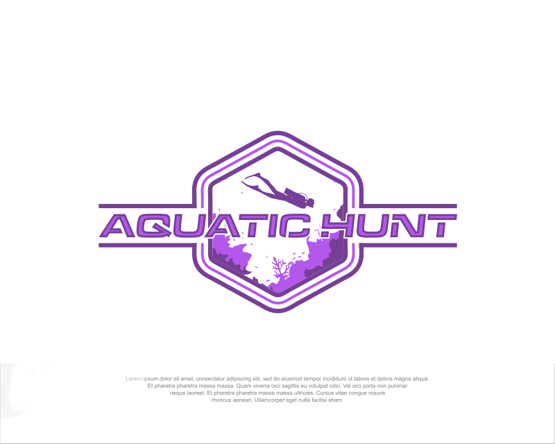 Logo Design entry 2640060 submitted by SATRI to the Logo Design for Aquatic Hunt run by sfvernaglia