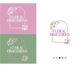 Logo Design Entry 2630784 submitted by NeroliGetsGraphic to the contest for Floral Obsessions run by Blushing