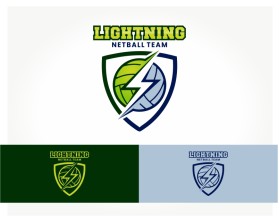 Logo Design Entry 2631629 submitted by yanuaryanuar to the contest for Lightning netball team run by TenetAG