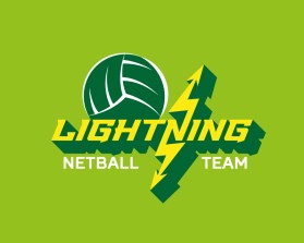 Logo Design Entry 2676209 submitted by JOYMAHADIK to the contest for Lightning netball team run by TenetAG
