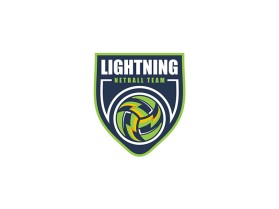 Logo Design Entry 2672989 submitted by H_grapictdesign to the contest for Lightning netball team run by TenetAG