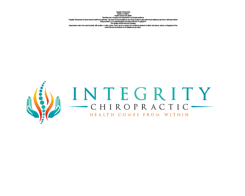 Logo Design entry 2638434 submitted by Bart to the Logo Design for Integrity Chiropractic run by Lasiocarpa-333