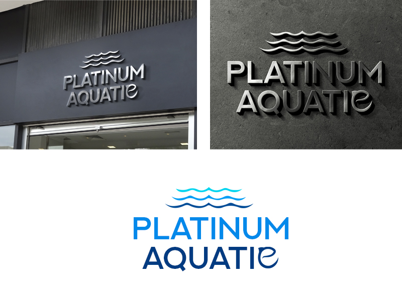 Logo Design entry 2632987 submitted by Tal to the Logo Design for Plutinum Aquatic Services run by PlatinumAquatic
