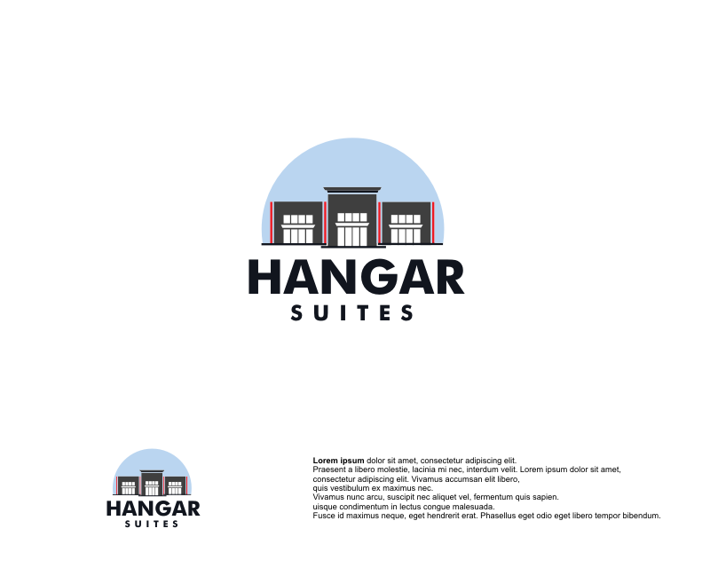 Logo Design entry 2634279 submitted by MKcreativestd to the Logo Design for The Hangar Suites run by ssmusser