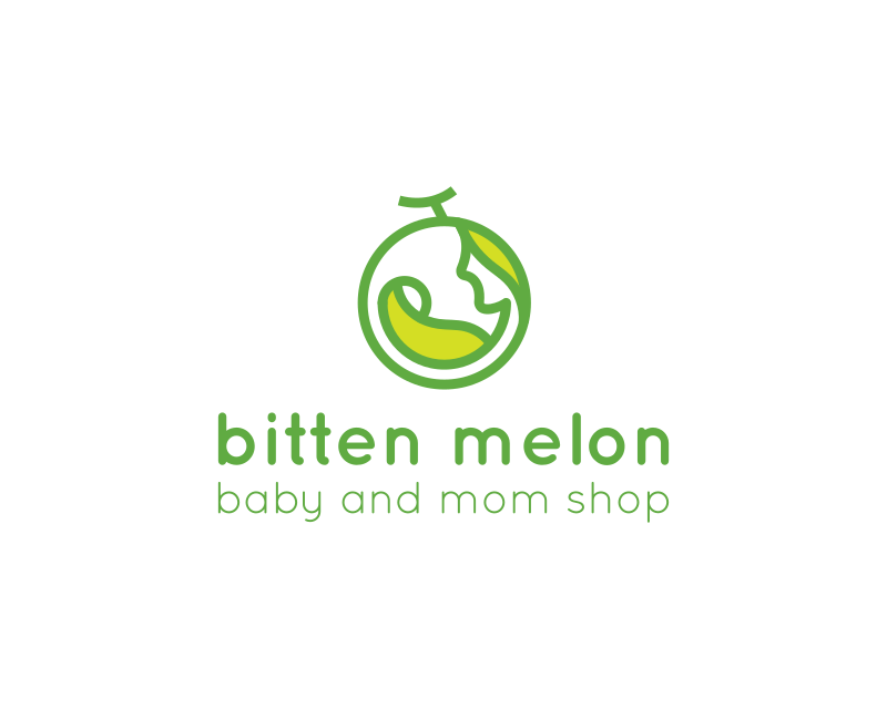Logo Design entry 2639541 submitted by jump.ant to the Logo Design for Bitten Melon Baby and Mom Shop run by bittenmelon