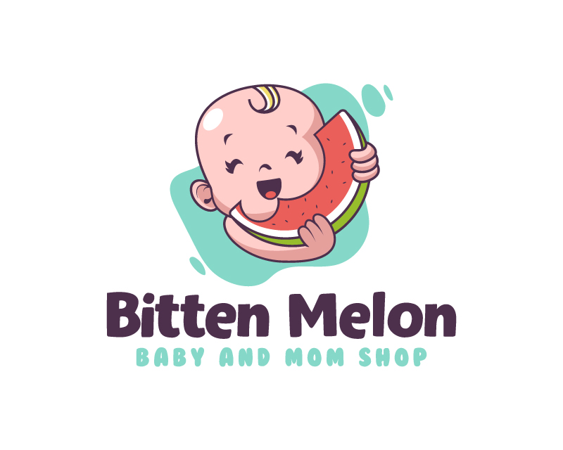 Logo Design entry 2639541 submitted by plexdesign to the Logo Design for Bitten Melon Baby and Mom Shop run by bittenmelon