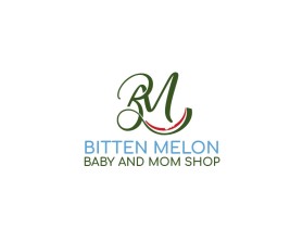 Logo Design entry 2638694 submitted by Mza to the Logo Design for Bitten Melon Baby and Mom Shop run by bittenmelon