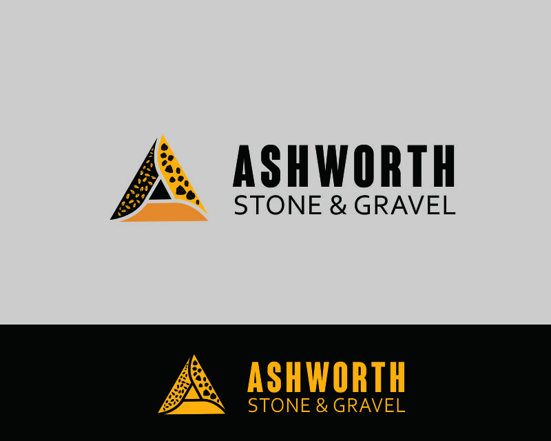 Logo Design entry 2643727 submitted by agusco22 to the Logo Design for Ashworth Stone & Gravel https://claytonlandlord.wixsite.com/rocks run by eschollard