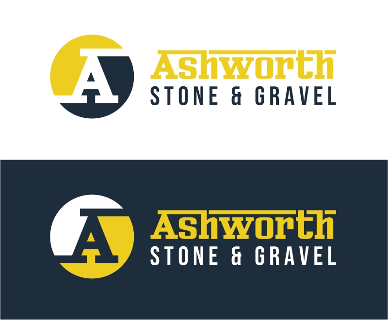 Logo Design entry 2643482 submitted by wongsanus to the Logo Design for Ashworth Stone & Gravel https://claytonlandlord.wixsite.com/rocks run by eschollard
