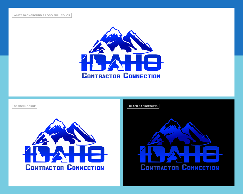 Logo Design entry 2650227 submitted by maharz77 to the Logo Design for Idaho Contractor Connection run by Stackz
