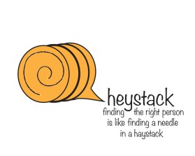 Logo Design Entry 2651294 submitted by not2shabby to the contest for heystack run by bestweston