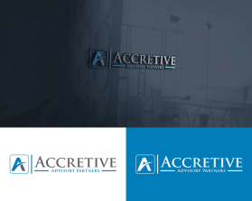 Logo Design entry 2651357 submitted by Erlando to the Logo Design for Accretive Advisory Partners run by geomat2000