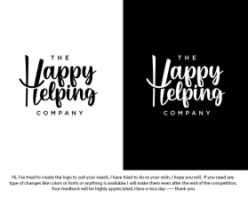 Logo Design entry 2656507 submitted by ENVIRON to the Logo Design for The Happy Helping Co run by BrieCheeseThomas