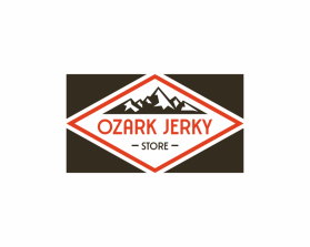 Logo Design entry 2653669 submitted by alpha-dash to the Logo Design for Ozark Jerky run by mlance