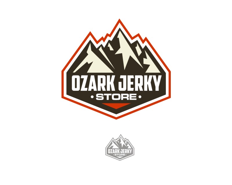 Logo Design entry 2653972 submitted by alpha-dash to the Logo Design for Ozark Jerky run by mlance