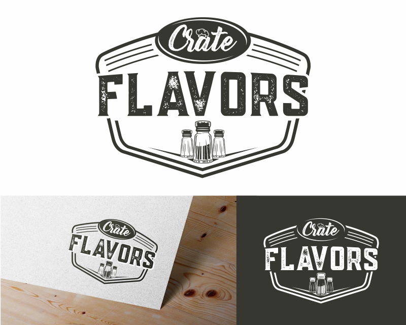 Logo Design entry 2665183 submitted by ej94 to the Logo Design for Crate Flavors run by CrateFlavors