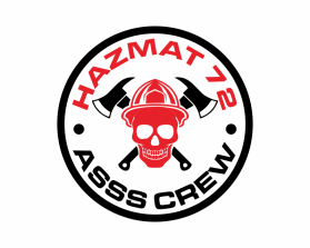 Logo Design entry 2657334 submitted by Isym to the Logo Design for A skull wearing a firefighting helmet with axes crossed in the back. Says 