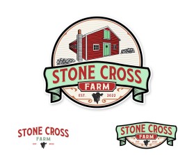 Logo Design Entry 2672075 submitted by Husn Art to the contest for Stone Cross Farm run by Meghanyoung140