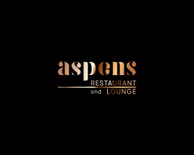 Logo Design Entry 2660891 submitted by JOYMAHADIK to the contest for Aspens Restaurant & Lounge run by ajelleman