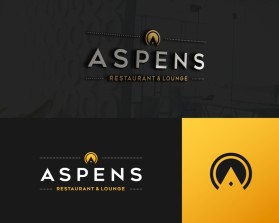 Logo Design Entry 2660414 submitted by logoway to the contest for Aspens Restaurant & Lounge run by ajelleman