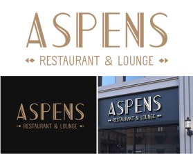 Logo Design Entry 2661324 submitted by Iam to the contest for Aspens Restaurant & Lounge run by ajelleman