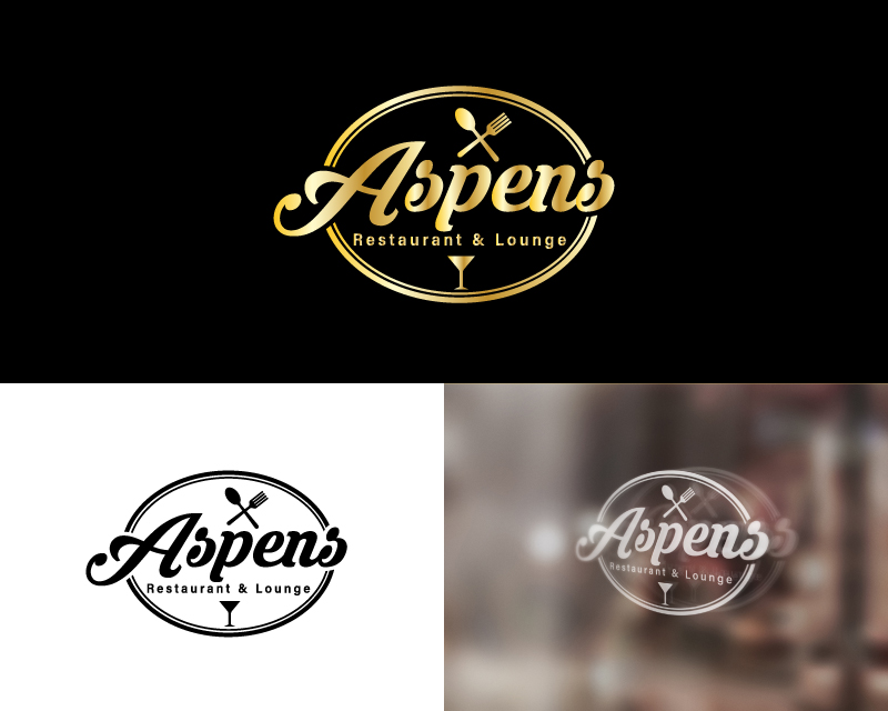 Logo Design entry 2660977 submitted by Ameer967 to the Logo Design for Aspens Restaurant & Lounge run by ajelleman