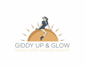 Logo Design entry 2662050 submitted by Cappanegra to the Logo Design for Giddy Up & Glow run by krystidana