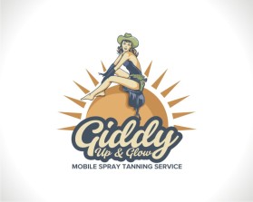 Logo Design Entry 2668891 submitted by alpha-dash to the contest for Giddy Up & Glow run by krystidana