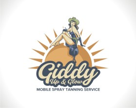 Logo Design entry 2667537 submitted by terbang to the Logo Design for Giddy Up & Glow run by krystidana