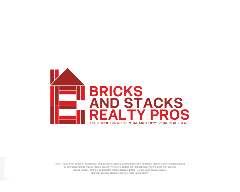 Logo Design entry 2676085 submitted by SATRI to the Logo Design for Bricks and Stacks Realty Pros run by lizzy2020