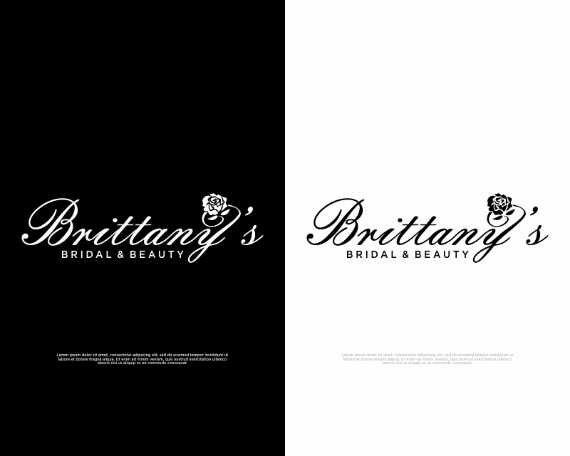 Logo Design entry 2676315 submitted by SabunMantan to the Logo Design for Brittany’s Bridal & Beauty run by Brittanystyle