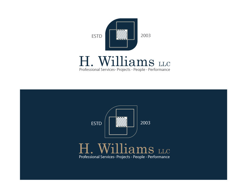 Logo Design entry 2690649 submitted by bluesky68 to the Logo Design for H. Williams, LLC run by BB_heather