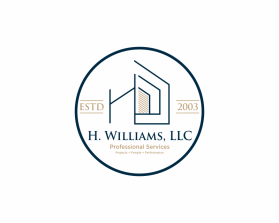 Logo Design entry 2666473 submitted by eli305 to the Logo Design for H. Williams, LLC run by BB_heather