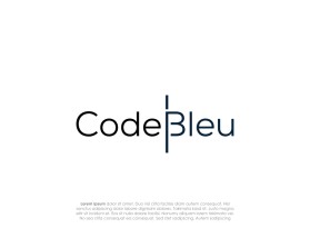 Logo Design Entry 2669525 submitted by alfisyhab to the contest for Code Bleu run by MCohenNathan