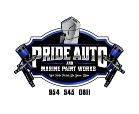 Logo Design entry 2677517 submitted by NorbertoPV to the Logo Design for Pride Auto and Marine Paint Works run by prideauto
