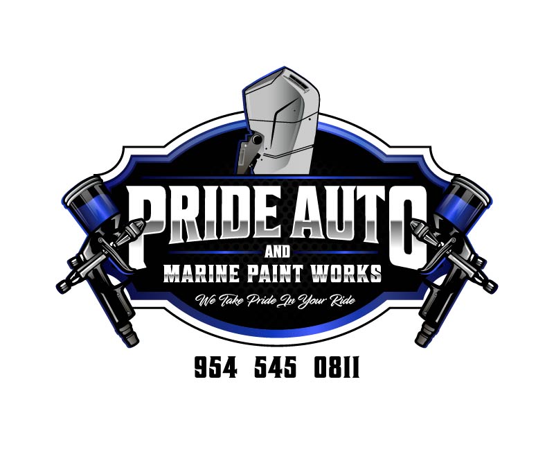 Logo Design entry 2677517 submitted by AbyMuda to the Logo Design for Pride Auto and Marine Paint Works run by prideauto