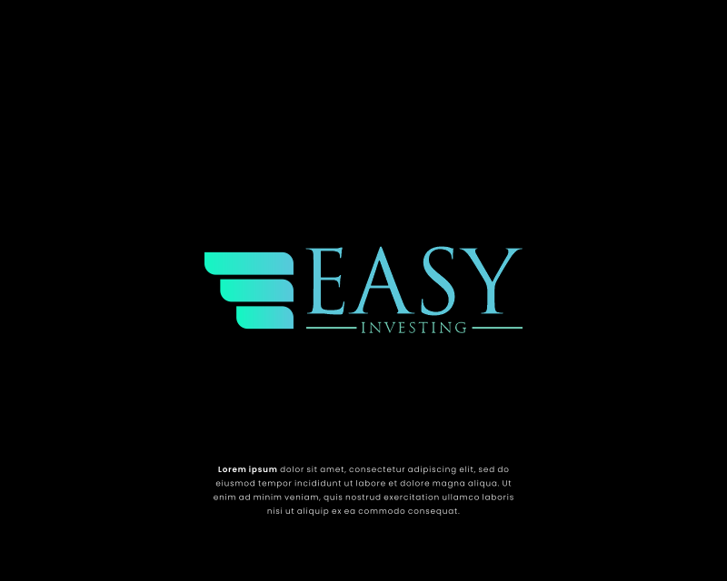 Logo Design entry 2677439 submitted by ecriesdiyantoe to the Logo Design for no website available company called Easy Investing run by bullfeed
