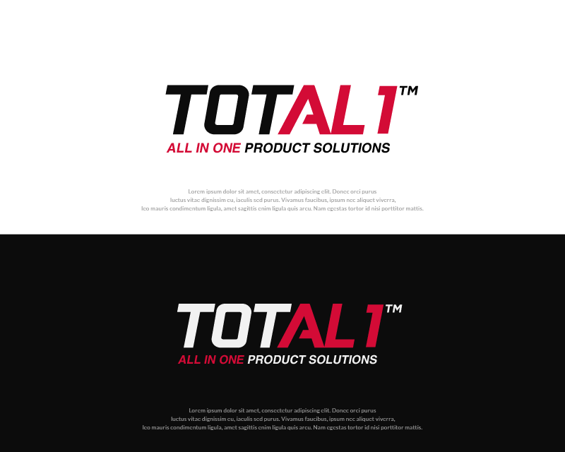 Logo Design entry 2677163 submitted by dhanny09 to the Logo Design for Total 1 run by OSB