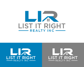 Logo Design entry 2677944 submitted by Gethuk_Studio to the Logo Design for List It Right Realty Inc run by Perlateam