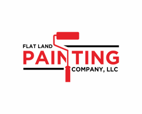 Logo Design entry 2678332 submitted by gembelengan to the Logo Design for Flat Land Painting Company, LLC run by Aftontrejo5743