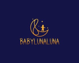 Logo Design Entry 2684001 submitted by pandadesign to the contest for BabyLunaLuna run by dawnvv