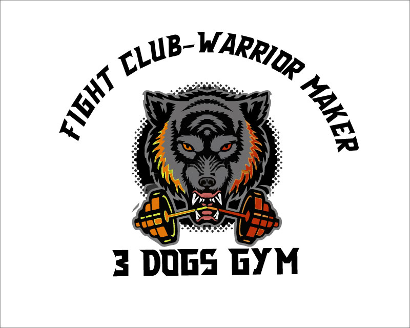 Logo Design entry 2688127 submitted by Farrukh to the Logo Design for 3 Dogs Gym run by TenetAG