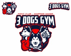 Logo Design Entry 2688127 submitted by Digiti Minimi to the contest for 3 Dogs Gym run by TenetAG