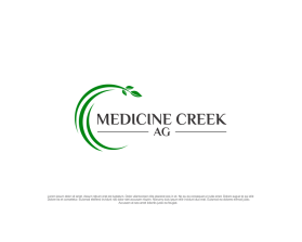 Logo Design Entry 2691598 submitted by mannat1922z to the contest for Medicine Creek Ag run by bcallen238