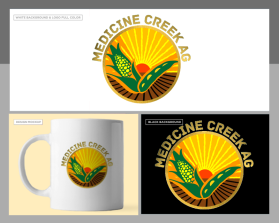 Logo Design Entry 2718984 submitted by biddow to the contest for Medicine Creek Ag run by bcallen238